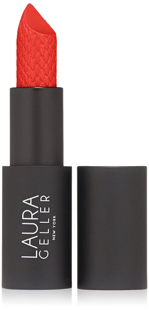 LAURA GELLER NEW YORK Iconic Baked Sculpting Lipstick with Moisturizing Creamy Formula - Lightweight, Long Lasting and Smudge Proof Lip Color, Big Red Apple