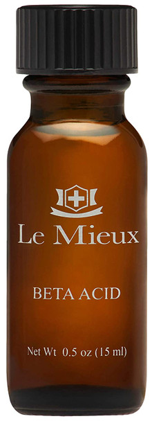 Le Mieux Beta Acid - Salicylic & Lactic Acid Clarifying Solution, Exfoliating Face Toner for Oily, Blemish Prone Skin and Congested Pores (0.5 oz / 15 ml)