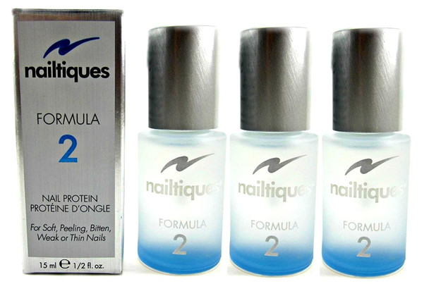 Nailtiques Nail Protein, Formula 2, 0.5 Ounce (Set of 3)