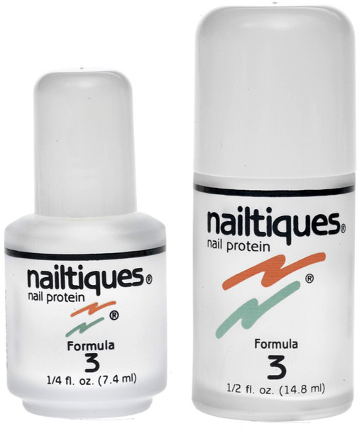 Nailtiques Nail Protein Formula 3 - care for naturally hard, dry nails - 0.5 oz