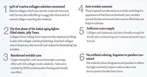 Mizon Collagen Power Lifting Toner, Facial Toner, Long Lasting Moisturizing and Revitilizing, Skin Booster Toner for Dry, Rough and Aging Skin 120ml 4.06 fl oz