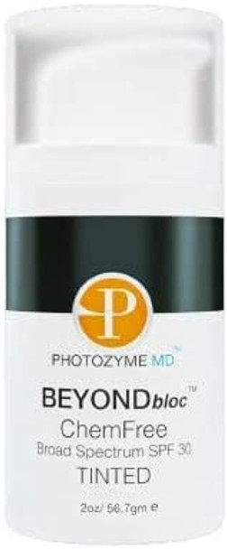 PHOTOZYME MD Beyond BLOC CHEMFREE Broad Spectrum SPF 30 Tinted 56.7GM