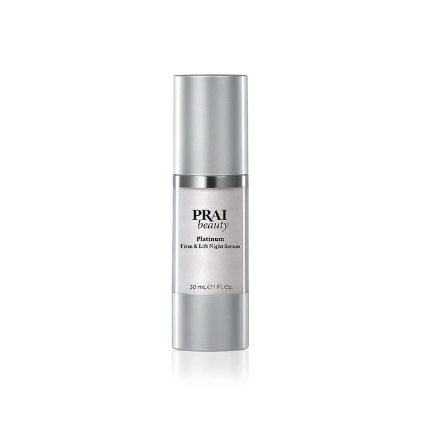 PRAI Beauty Platinum Firm & Lift Night Serum - Anti-Aging & Anti-Wrinkle Serum - 1 Fl Oz