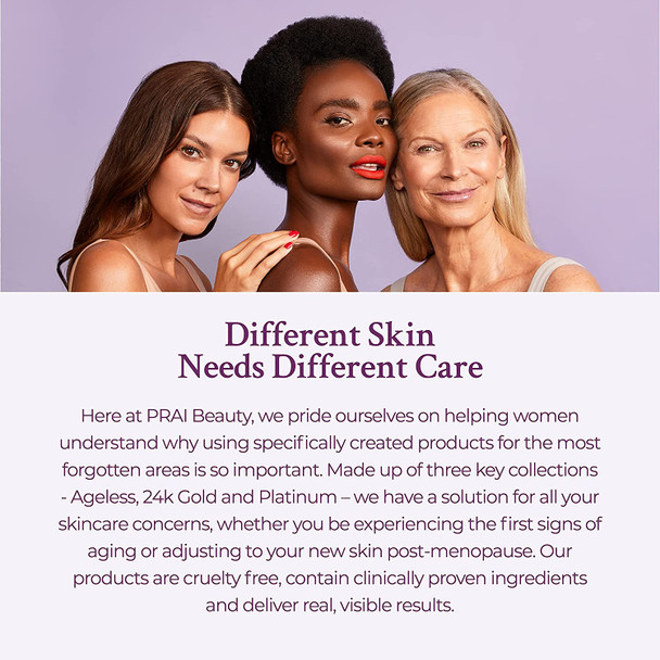 PRAI Beauty Platinum Firm & Lift Night Serum - Anti-Aging & Anti-Wrinkle Serum - 1 Fl Oz
