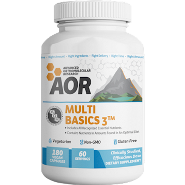 Advanced Orthomolecular Research Inc - Multi Basics 3 180 Veggie Capsules