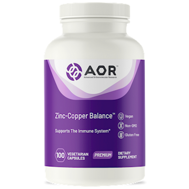 Advanced Orthomolecular Research Inc - Zinc & Copper Balance 100 Capsules