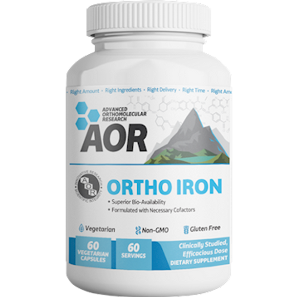 Advanced Orthomolecular Research Inc - Ortho Iron 60 Veggie Capsules