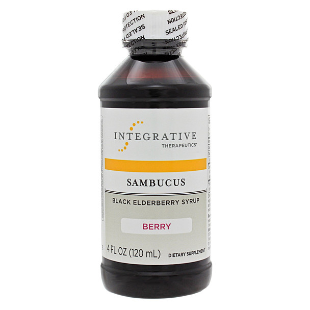 Sambucus Black Elderberry Syrup 4 Ounces - Integrative Therapeutics