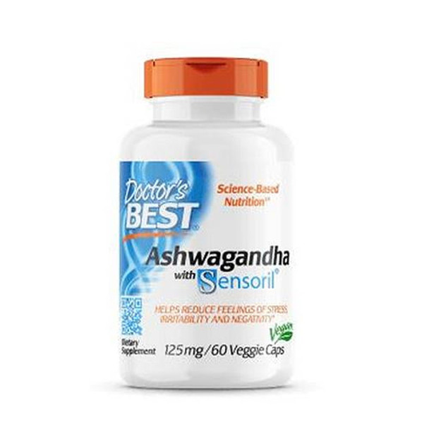 Doctors Best Ashwagandha With Sensoril 60 Veggie Caps