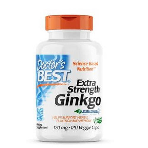 Doctors Best Extra Strength Ginkgo 120Mg, 120 Veg Caps