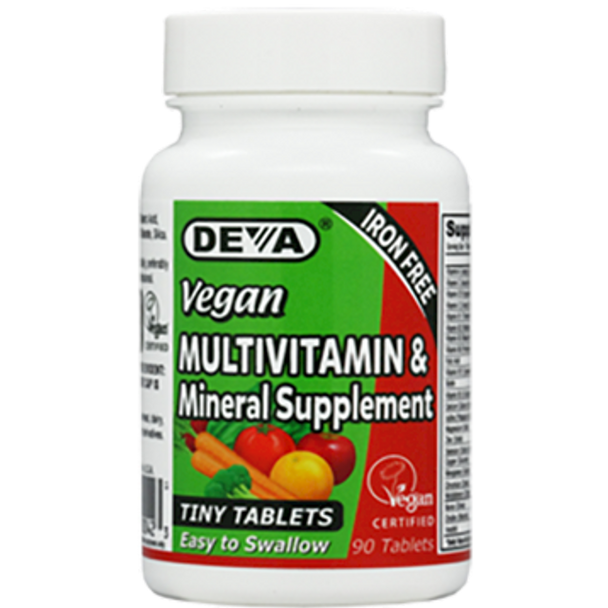 Deva Nutrition Llc - Vegan Multivitamin Mineral 90 Tablets