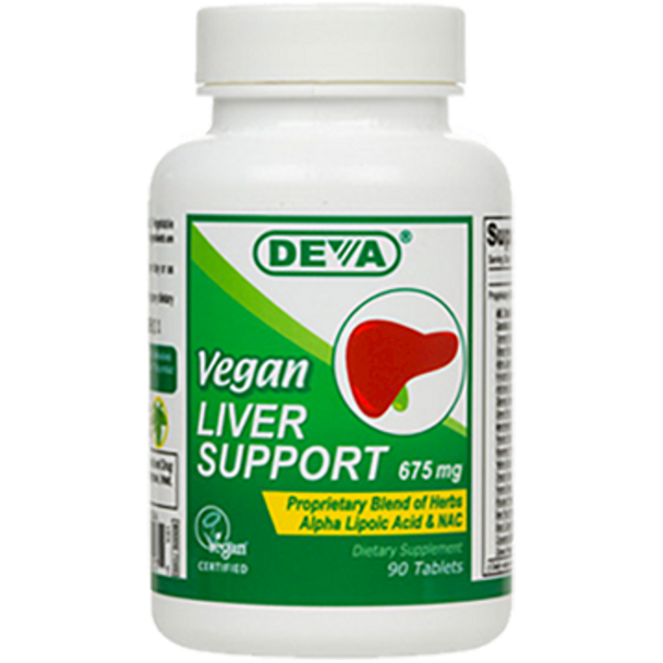 Deva Nutrition Llc - Vegan Liver Support 675 Mg 90 Tablets