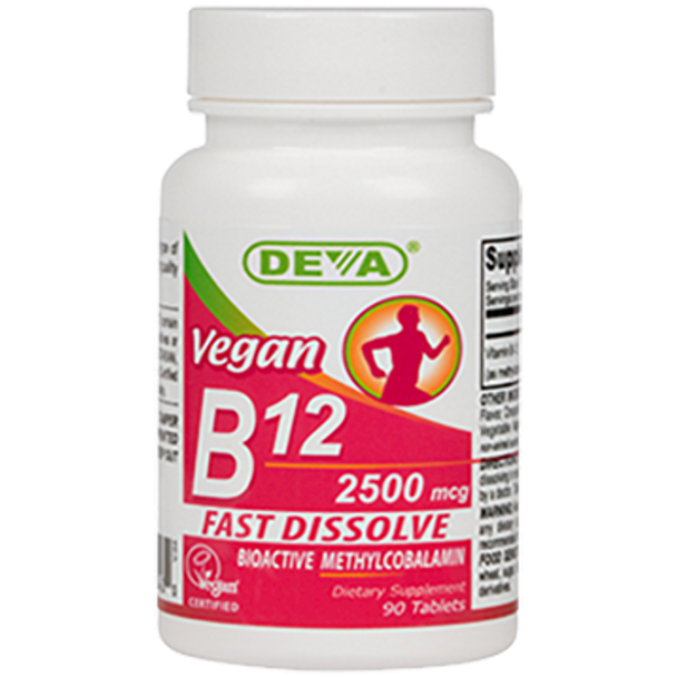 Deva Nutrition Llc - Vegan B12 2500 Mcg 90 Tablets
