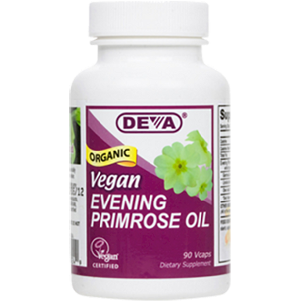 Deva Nutrition LLC - Vegan Evening Primrose Oil 90 Veggie Capsules