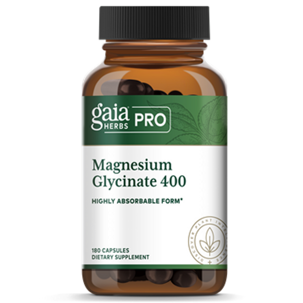 Gaia Herbs (Professional Solutions) - Magnesium Glycinate 400 180 Capsules