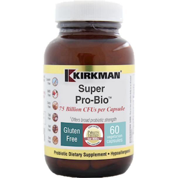 Kirkman Labs - Super Pro-Bio 75 Billion 60 Capsules