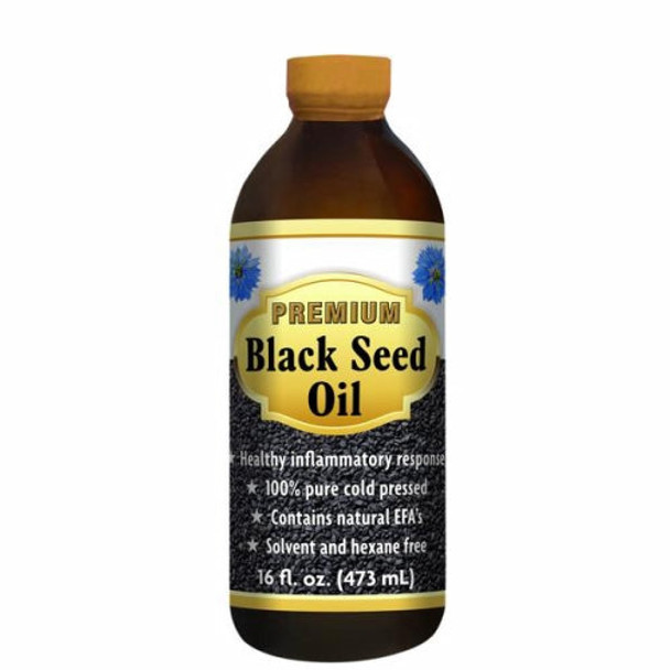 Premium Black Seed Oil 16 Oz By Bio Nutrition Inc