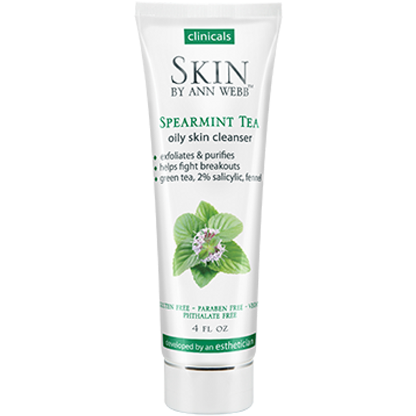 Skin By Ann Webb - Spearmint Tea Oily Skin Cleanser 4 Fl Oz