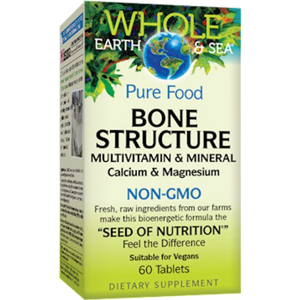 Whole Earth and Sea - Natural Factors - Bone Structure 60 Tablets