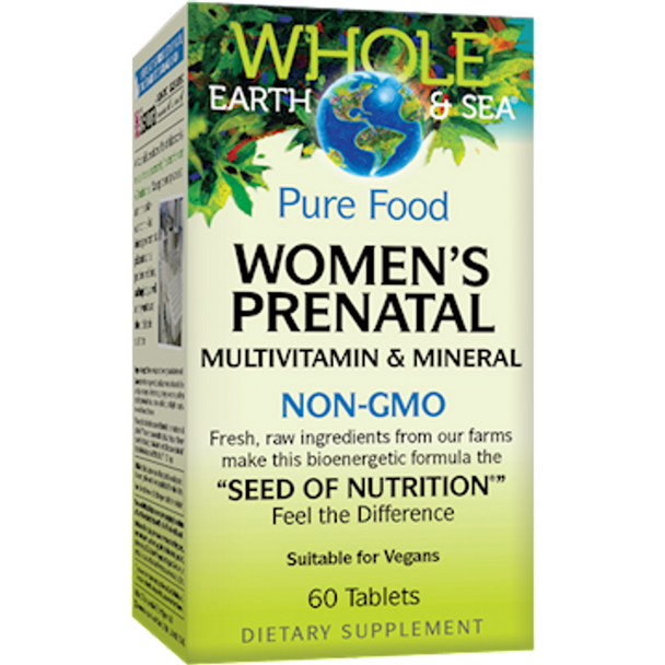 Whole Earth and Sea - Natural Factors - Prenatal Multivitamin Mineral 60 Tablets