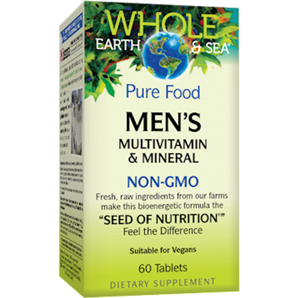 Whole Earth and Sea - Natural Factors - Men's Multi Non-GMO 60 Tablets