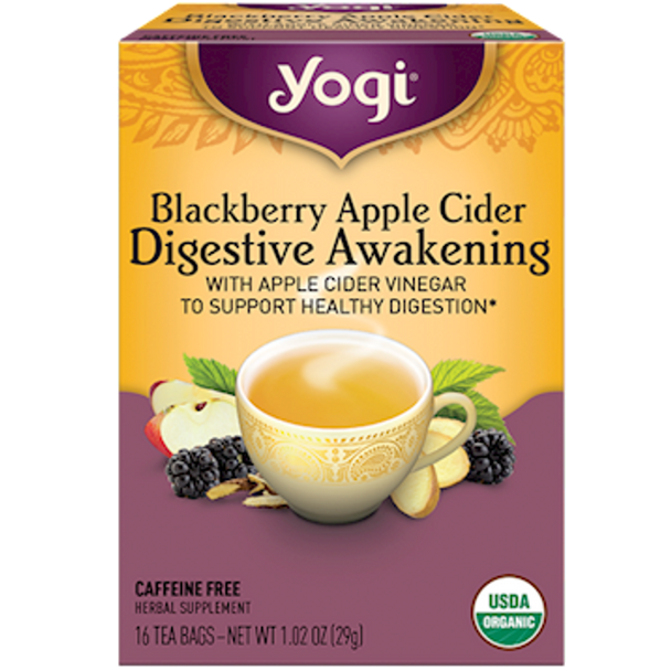 Yogi Teas - Blackberry App Cid Digest Awake 16 Bags