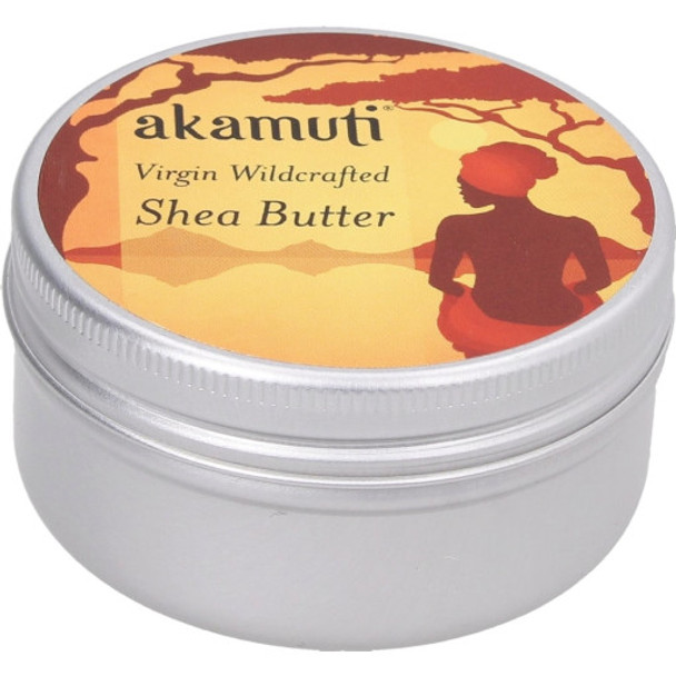 Akamuti Organic Virgin Shea Butter Travel Size Natural Skin Food for Dry Skin!