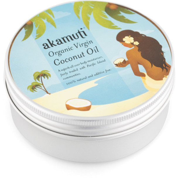 Akamuti Organic Fairtrade Coconut Oil Moisturizing Skin & Hair Care.