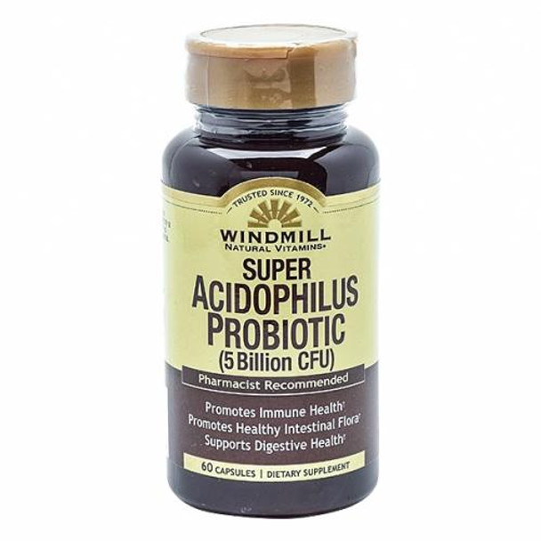 Super Acidophilus Probiotic 60 Caps By Windmill Health Products