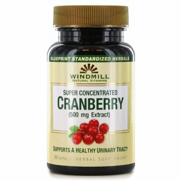 Super Concentrated Cranberry 30 Caps By Windmill Health Products