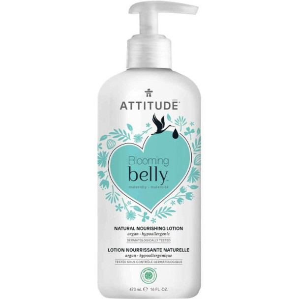 Attitude Blooming Belly Natural Nourishing Argan Lotion Pampering body care while pregnant
