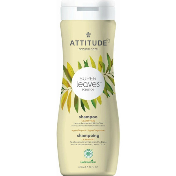 Attitude Super Leaves Clarifying Shampoo Enriched with lemon leaves & white tea