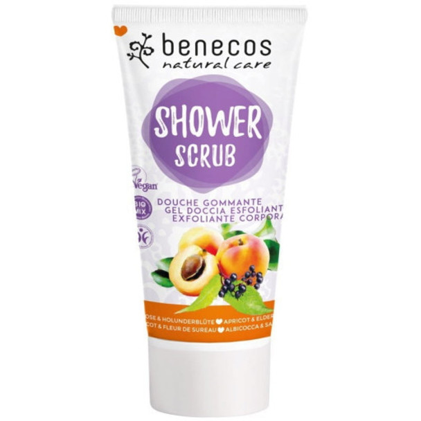benecos Apricot & Elderflower Natural Body Scrub For smooth skin - with a fruity scent!