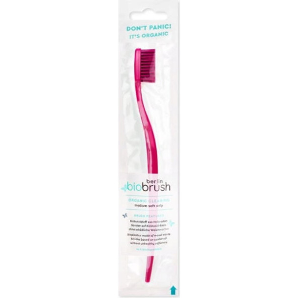 berlin biobrush Toothbrush for Adults Sustainable toothbrush available in various colours