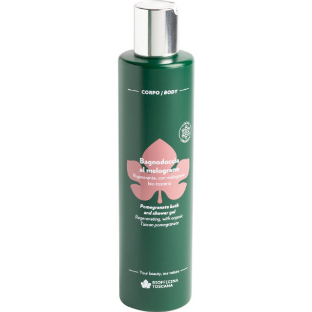 Biofficina Toscana Pomegranate Bath & Shower Gel Revitalising cleansing lotion for daily use