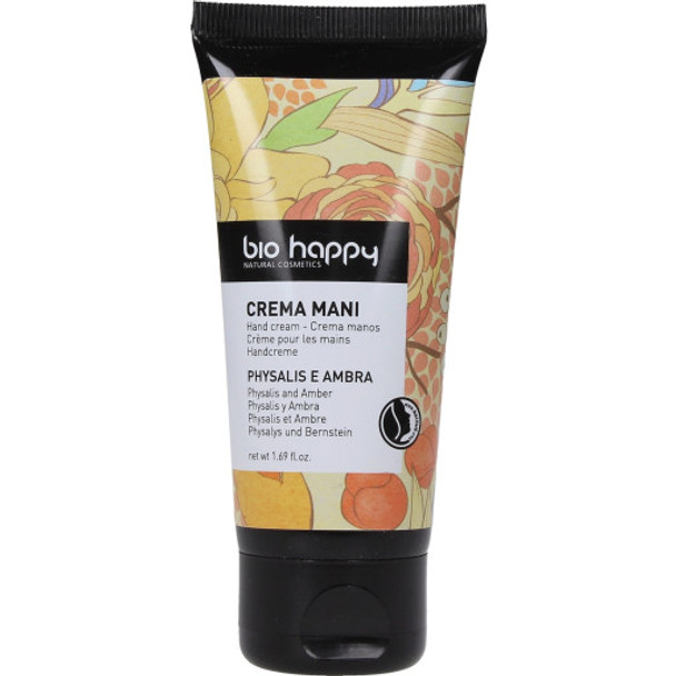 Bio Happy Physalis & Ambra Hand Cream Natural moisturising care with a citrus & woody fragrance