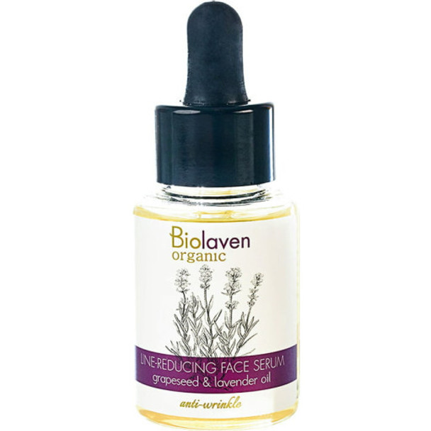 Biolaven organic Line-reducing Face Serum Rich face care with an anti-aging effect