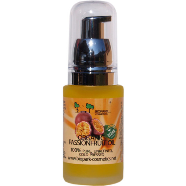 Biopark Cosmetics Organic Passionfruit Oil Nourishes the skin, hair & nails
