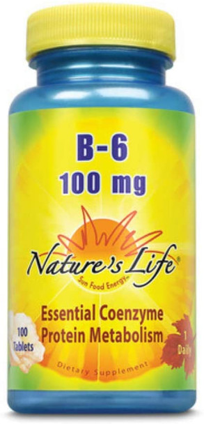 Nature's Life Vitamin B-6 100 tabs