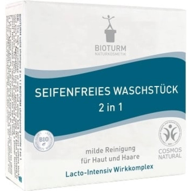 Bioturm 2-In-1 Soap-Free Cleansing Bar Sustainable, Natural Cleanser