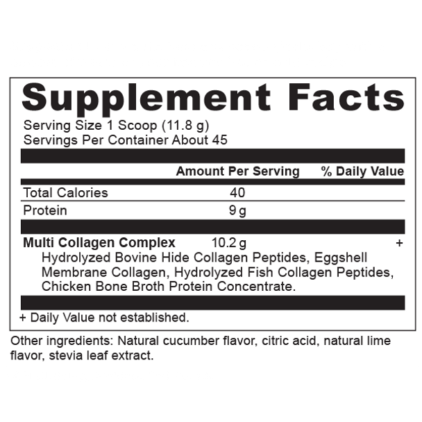 Multi Collagen Protein - Cucumber Lime