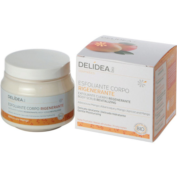 Delidea Apricot & Mango Revitalizing Body Scrub Deeply effective and gentle cleansing for dry skin