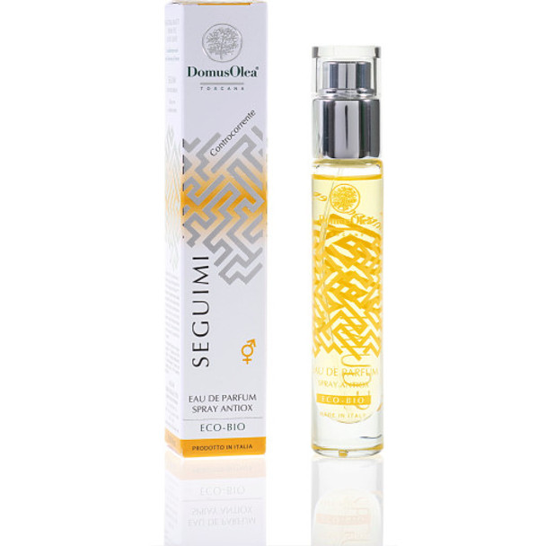 Domus Olea Toscana SEGUIMI Eau de Perfume Spray Antiox "Countercurrent" Floral, spicy & woody fragrance blend Domus Olea Toscana SEGUIMI Eau de Perfume Spray Antiox "Countercurrent" Floral, spicy & woody fragrance blend