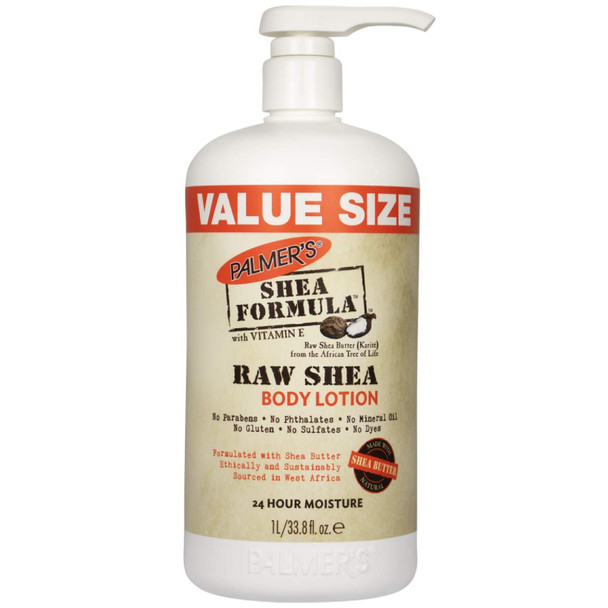 Palmer's Shea Formula Raw Shea Hand and Body Lotion, 33.8 Ounces Palmer's Shea Formula Raw Shea Hand and Body Lotion, 33.8 Ounces