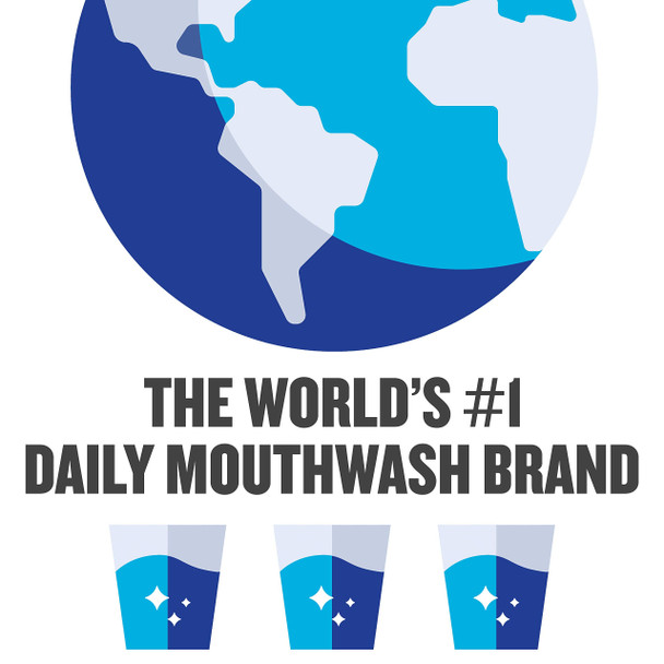 Listerine Nightly Reset Alcohol-Free Anticavity Nighttime Mouthwash, Deep Clean that Fights Bad Breath and Restores Enamel, Twilight Mint Flavor, 800mL