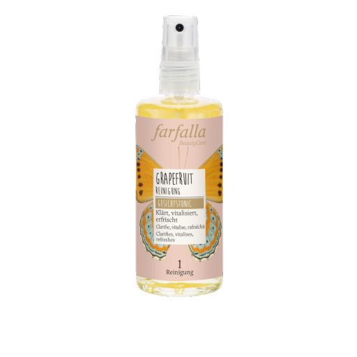 farfalla Grapefruit Facial Tonic Refreshing facial cleanser that beautifies the complexion