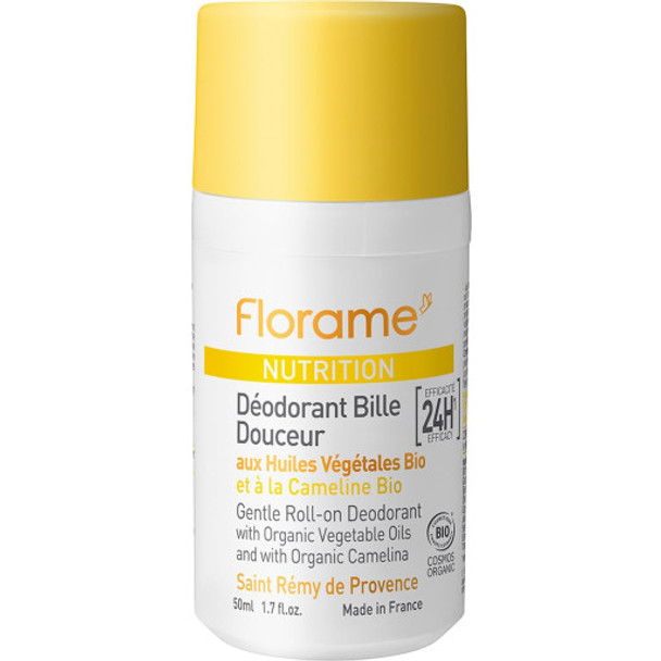 Florame Nutrition Deodorant Roll-On Mild formula that provides lasting protection