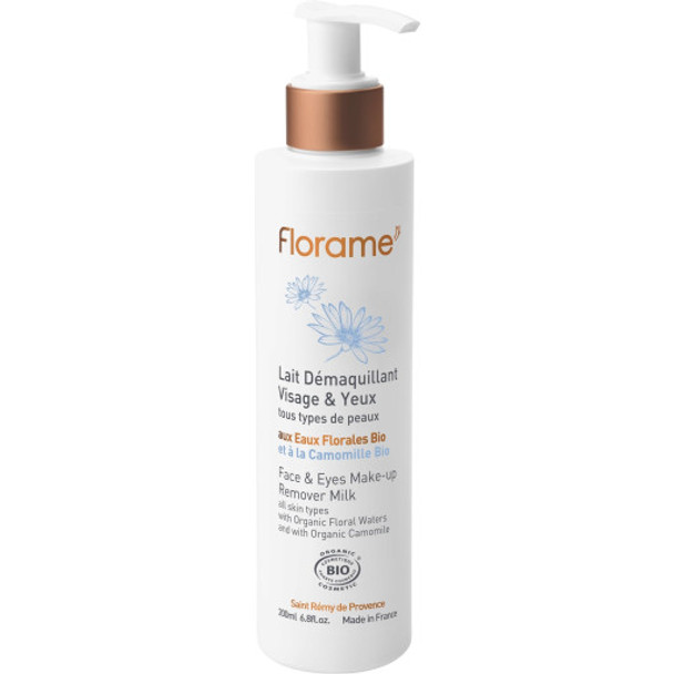 Florame Face & Eyes Make-up Remover Milk Delicate cleansing for all skin types