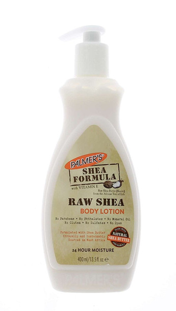 Palmer's Shea Formula Raw Shea Body Lotion, Pump 13.50 oz (Pack of 2)