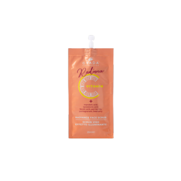 Gyada Cosmetics Radiance Face Scrub Contains a combination of effective acids
